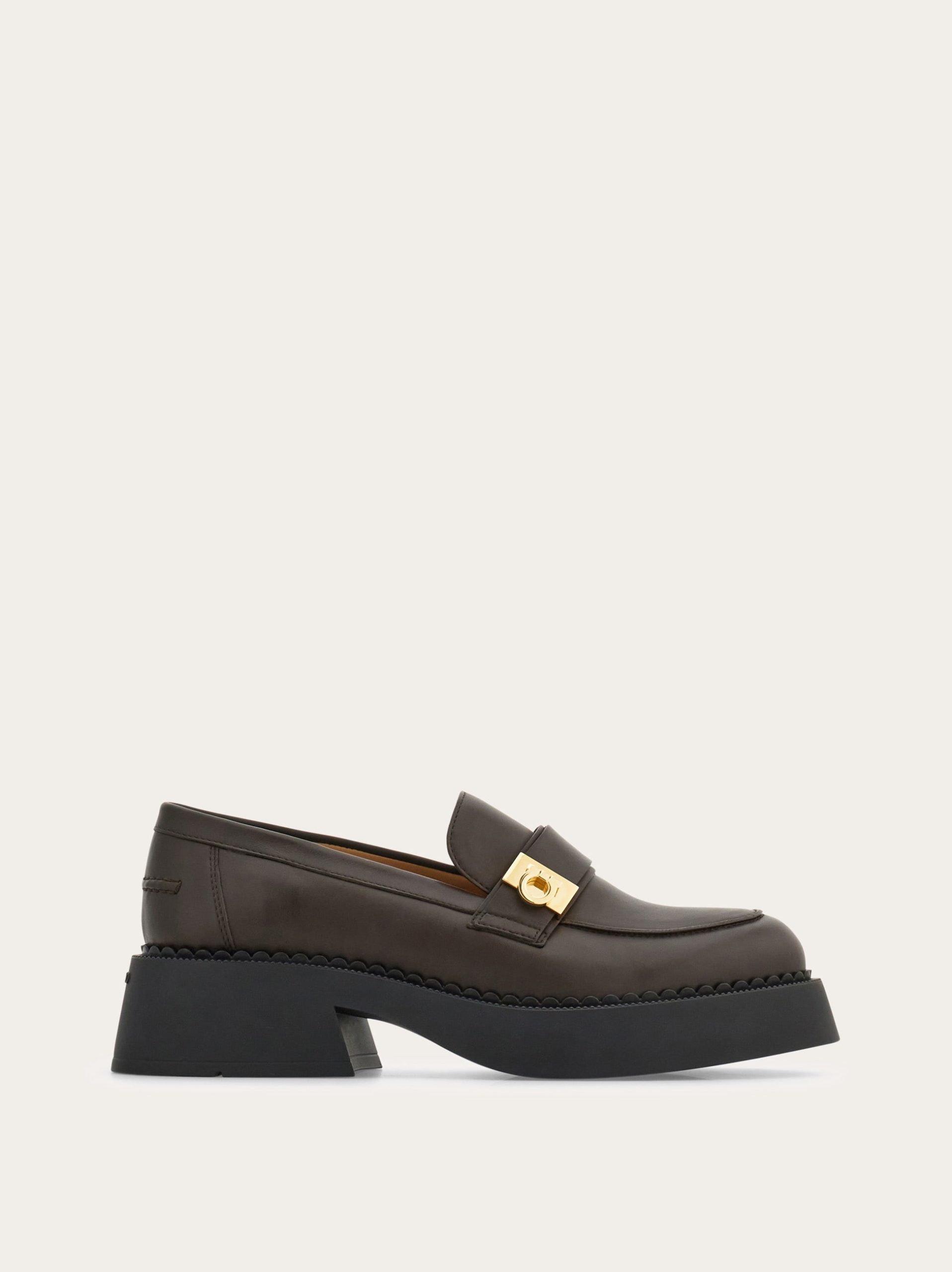 Ferragamo Hug buckle chunky loafer - Image 1